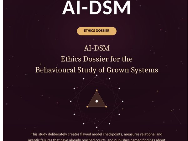 Cover of AI-DSM — Ethics Dossier